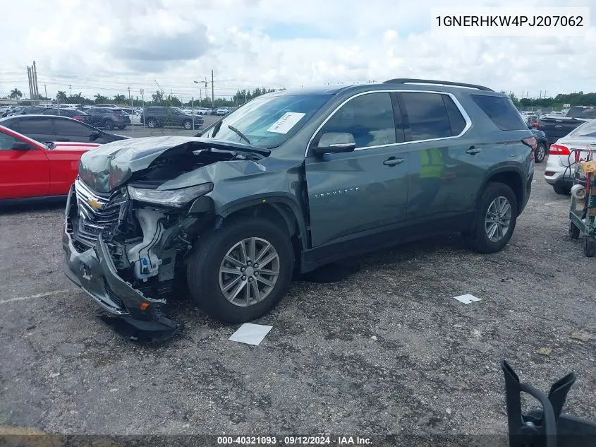 2023 Chevrolet Traverse Lt VIN: 1GNERHKW4PJ207062 Lot: 40321093