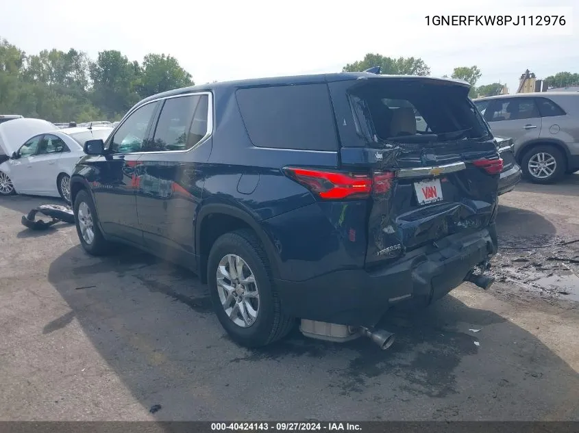 2023 Chevrolet Traverse Fwd Ls VIN: 1GNERFKW8PJ112976 Lot: 40424143