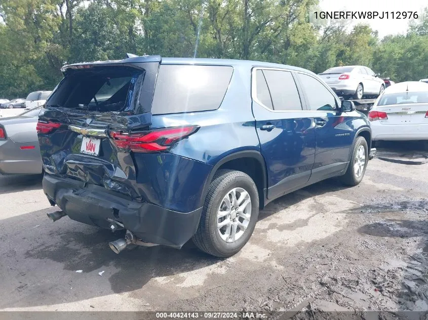 2023 Chevrolet Traverse Fwd Ls VIN: 1GNERFKW8PJ112976 Lot: 40424143