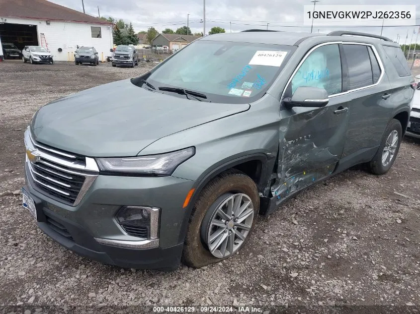 2023 Chevrolet Traverse Awd Lt Cloth VIN: 1GNEVGKW2PJ262356 Lot: 40426129