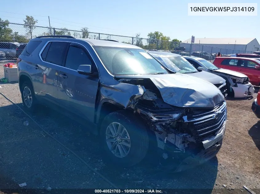 2023 Chevrolet Traverse Lt VIN: 1GNEVGKW5PJ314109 Lot: 40521703