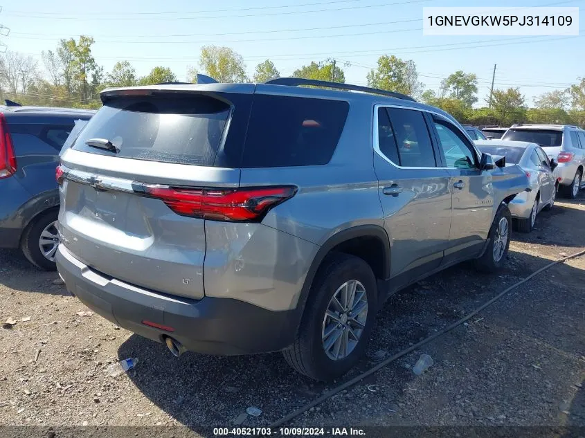 2023 Chevrolet Traverse Lt VIN: 1GNEVGKW5PJ314109 Lot: 40521703