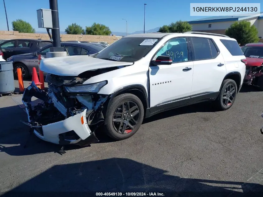 2023 Chevrolet Traverse Premier VIN: 1GNERKKW8PJ244130 Lot: 40549139