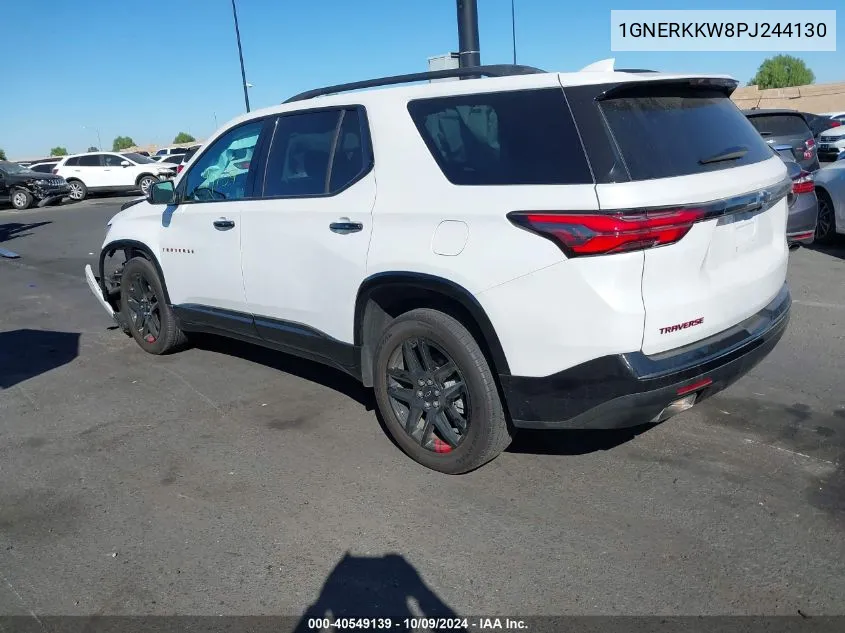 2023 Chevrolet Traverse Premier VIN: 1GNERKKW8PJ244130 Lot: 40549139