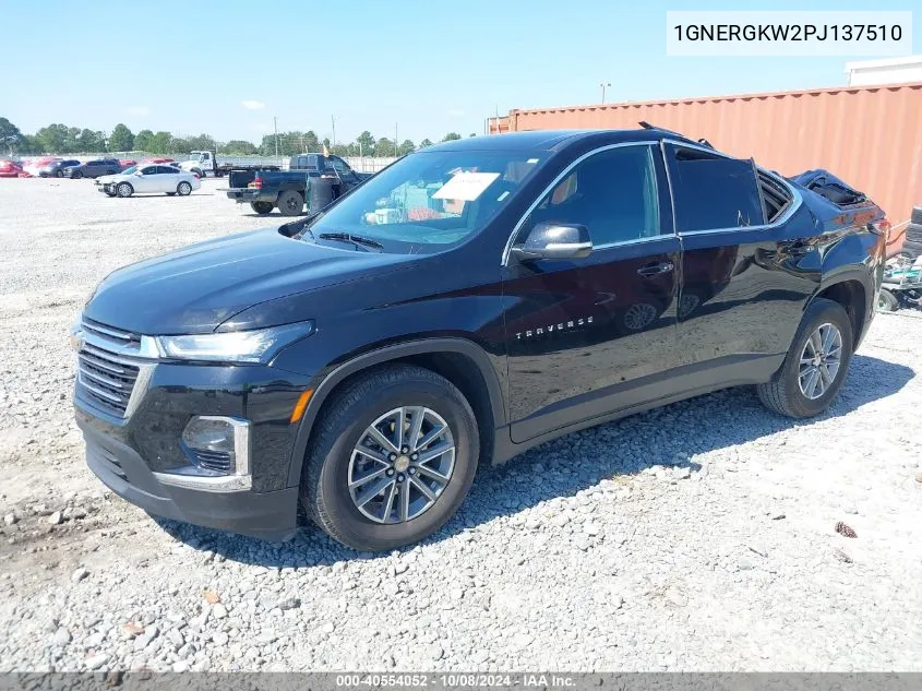 2023 Chevrolet Traverse Fwd Lt Cloth VIN: 1GNERGKW2PJ137510 Lot: 40554052