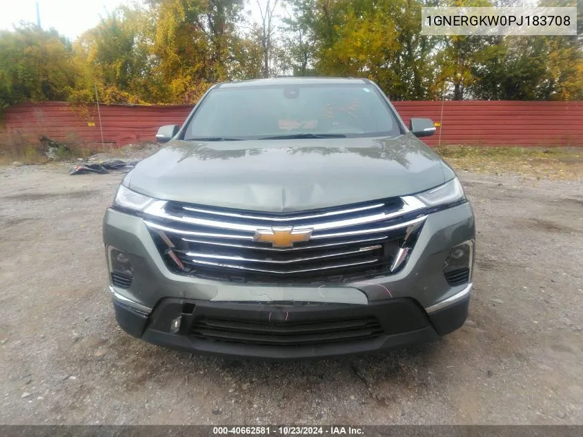 2023 Chevrolet Traverse Fwd Lt Cloth VIN: 1GNERGKW0PJ183708 Lot: 40662581