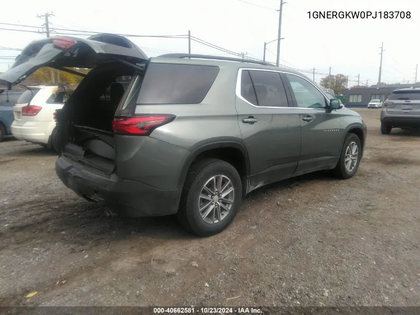 2023 Chevrolet Traverse Fwd Lt Cloth VIN: 1GNERGKW0PJ183708 Lot: 40662581