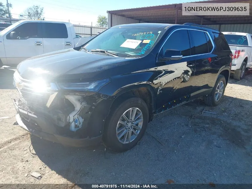 2023 Chevrolet Traverse Fwd Lt Cloth VIN: 1GNERGKW6PJ309635 Lot: 40791975