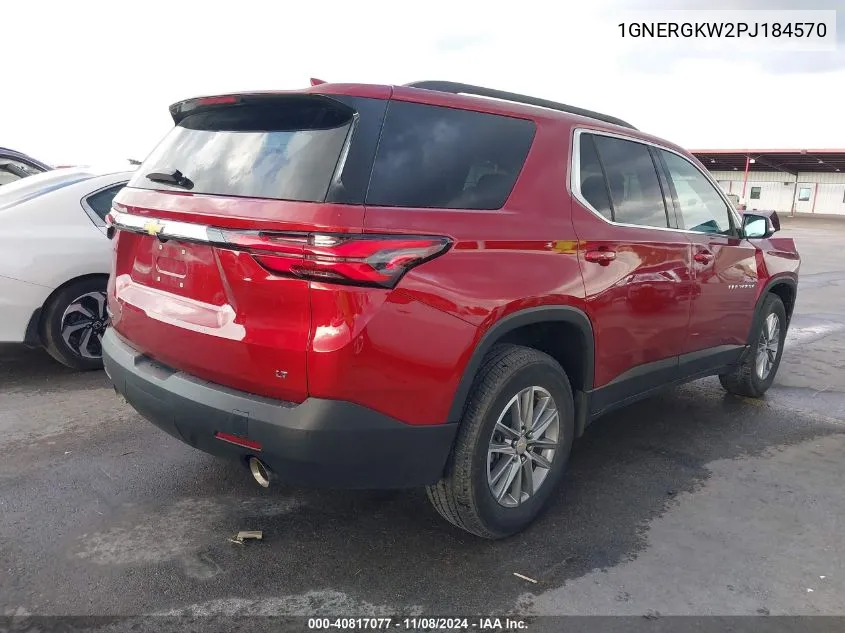 2023 Chevrolet Traverse Fwd Lt Cloth VIN: 1GNERGKW2PJ184570 Lot: 40817077