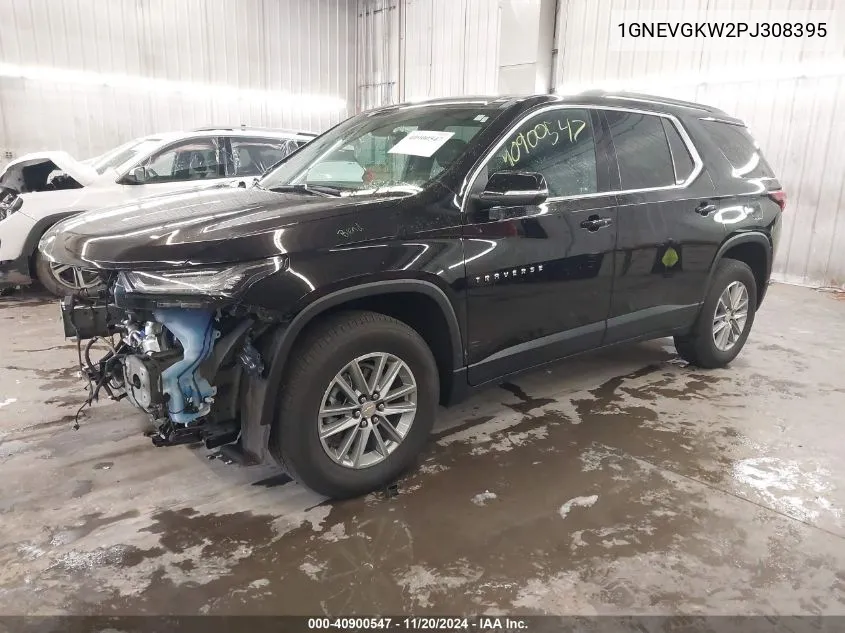 2023 Chevrolet Traverse Awd Lt Cloth VIN: 1GNEVGKW2PJ308395 Lot: 40900547