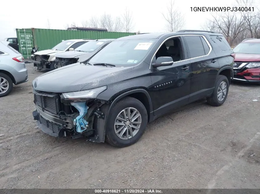 2023 Chevrolet Traverse Awd Lt Leather VIN: 1GNEVHKW9PJ340041 Lot: 40918621