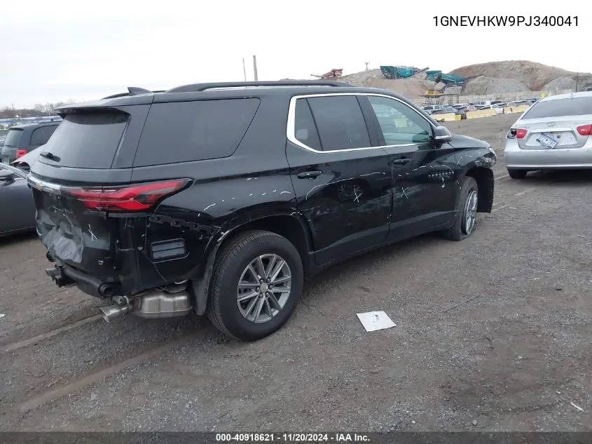 2023 Chevrolet Traverse Awd Lt Leather VIN: 1GNEVHKW9PJ340041 Lot: 40918621