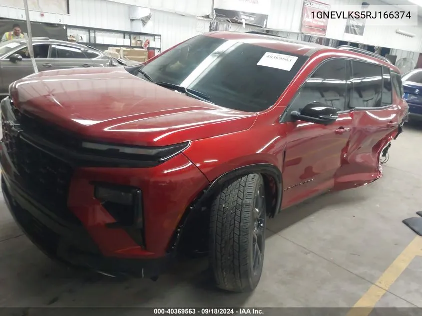 1GNEVLKS5RJ166374 2024 Chevrolet Traverse Awd Rs