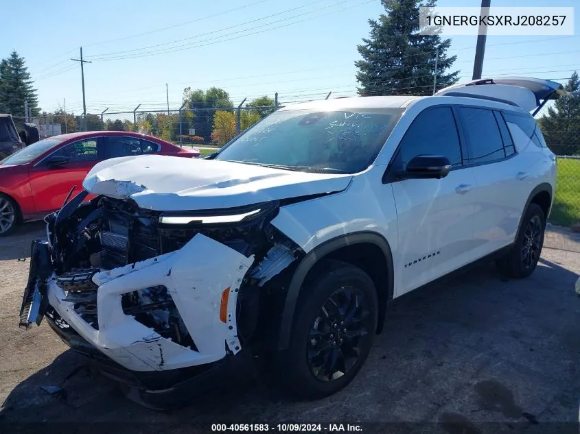 2024 Chevrolet Traverse Fwd Lt VIN: 1GNERGKSXRJ208257 Lot: 40561583