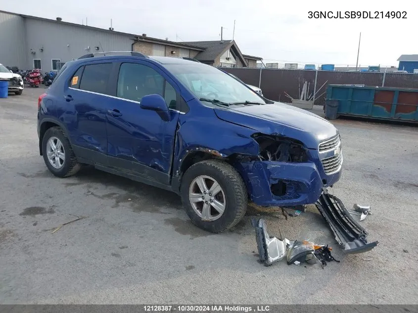 3GNCJLSB9DL214902 2013 Chevrolet Trax