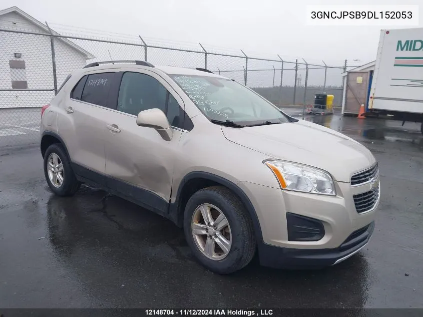 2013 Chevrolet Trax VIN: 3GNCJPSB9DL152053 Lot: 12148704