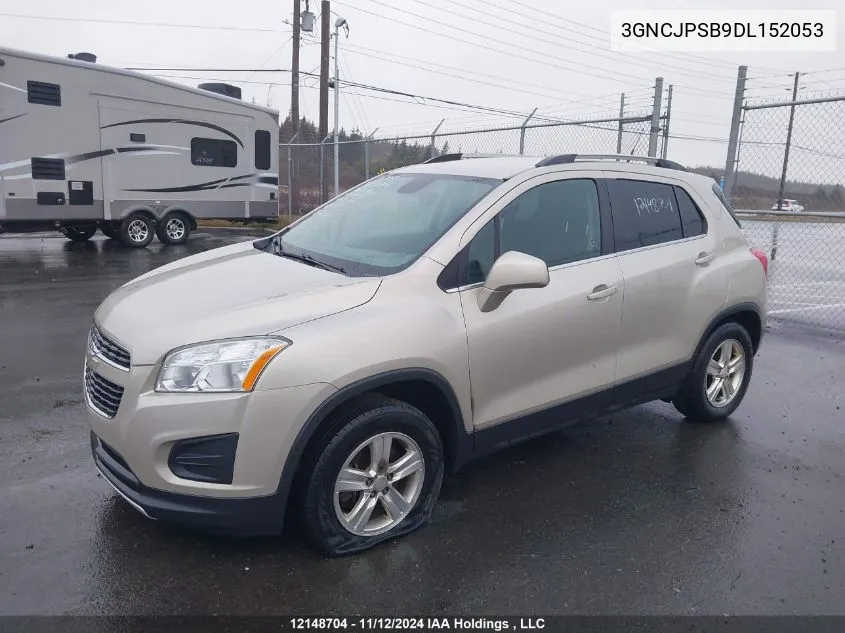 2013 Chevrolet Trax VIN: 3GNCJPSB9DL152053 Lot: 12148704