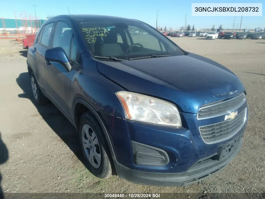 2013 Chevrolet Trax Ls VIN: 3GNCJKSBXDL208732 Lot: 30048440