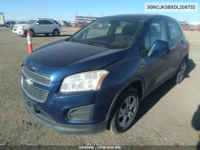 2013 Chevrolet Trax Ls VIN: 3GNCJKSBXDL208732 Lot: 30048440