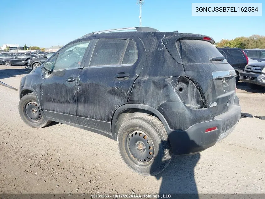 3GNCJSSB7EL162584 2014 Chevrolet Trax