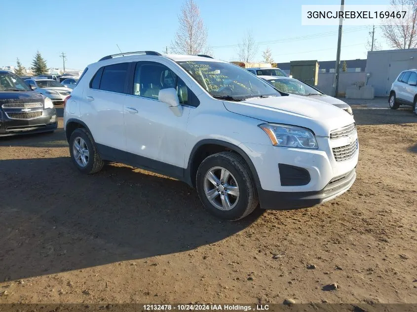 2014 Chevrolet Trax VIN: 3GNCJREBXEL169467 Lot: 12132478