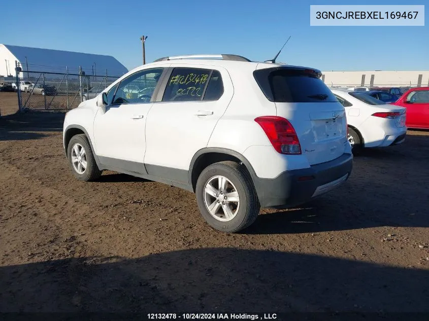 2014 Chevrolet Trax VIN: 3GNCJREBXEL169467 Lot: 12132478