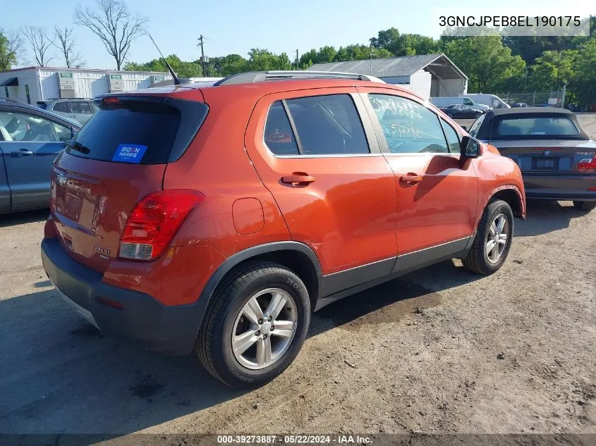 3GNCJPEB8EL190175 2014 Chevrolet Trax