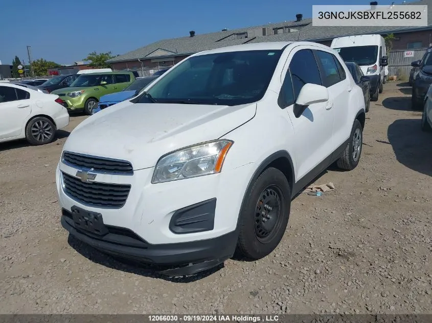 3GNCJKSBXFL255682 2015 Chevrolet Trax