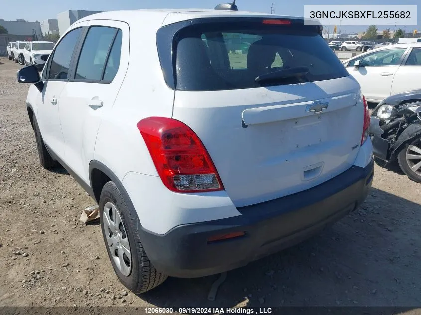 3GNCJKSBXFL255682 2015 Chevrolet Trax