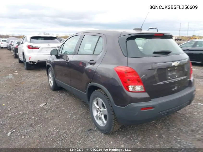 2015 Chevrolet Trax Ls VIN: 3GNCJKSB5FL256609 Lot: 12142370