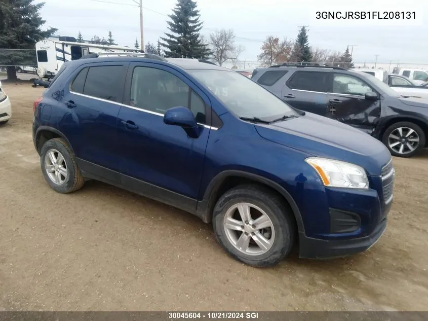 2015 Chevrolet Trax 1Lt VIN: 3GNCJRSB1FL208131 Lot: 30045604