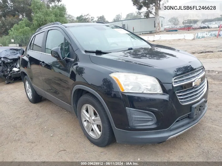 2015 Chevrolet Trax Lt VIN: 3GNCJLSB6FL246628 Lot: 39629912