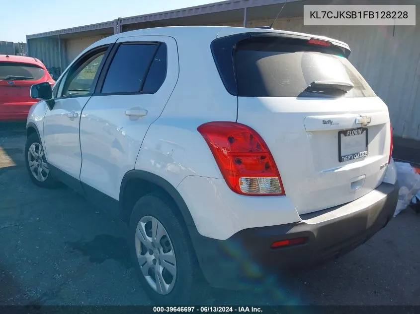 KL7CJKSB1FB128228 2015 Chevrolet Trax 1Ls