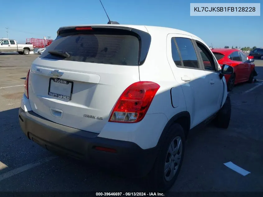 KL7CJKSB1FB128228 2015 Chevrolet Trax 1Ls