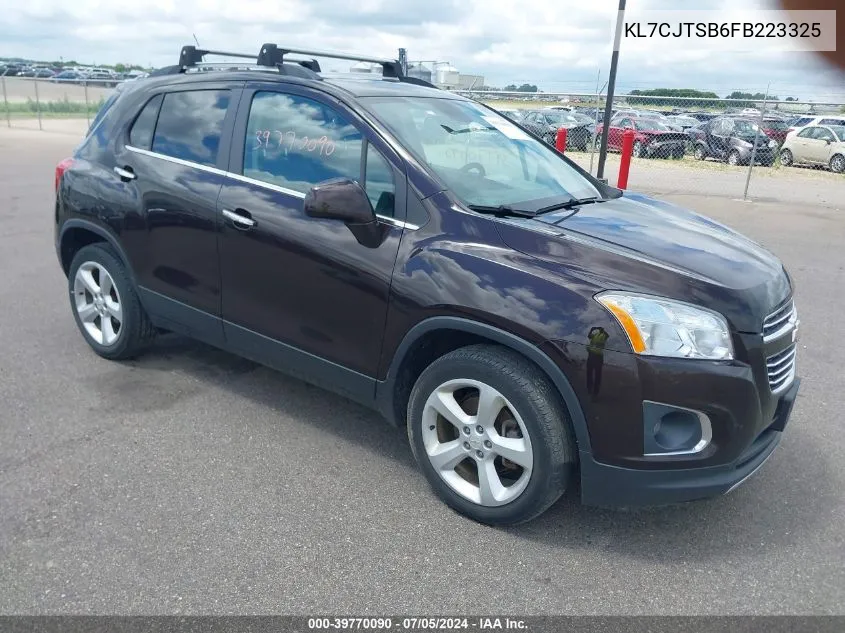 KL7CJTSB6FB223325 2015 Chevrolet Trax Ltz