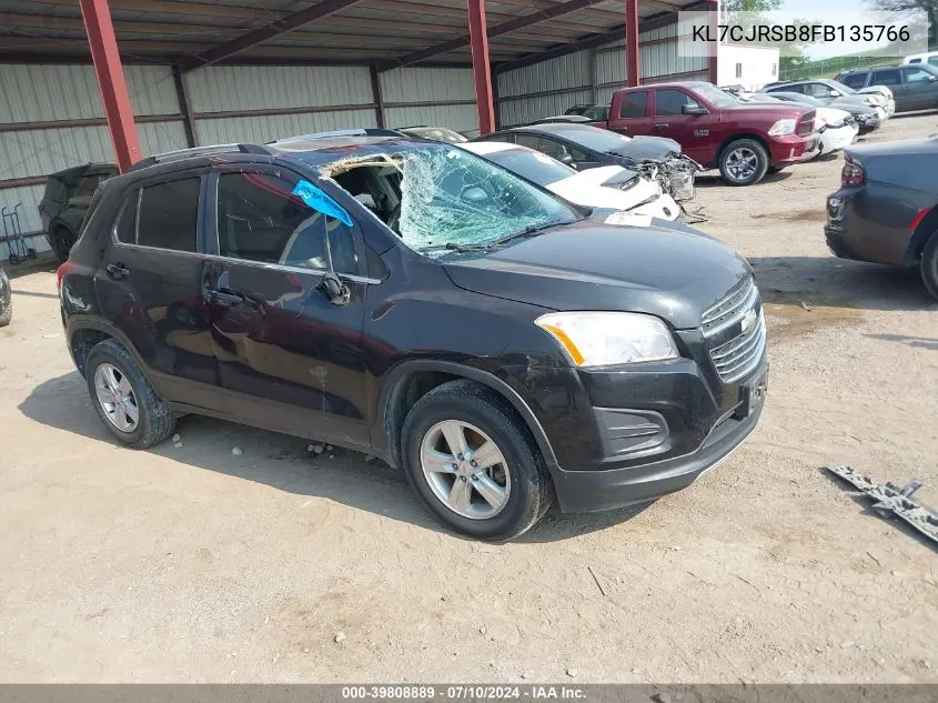 KL7CJRSB8FB135766 2015 Chevrolet Trax Lt