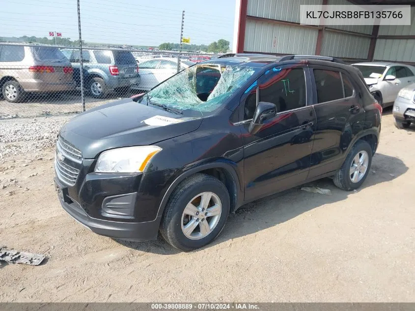 KL7CJRSB8FB135766 2015 Chevrolet Trax Lt