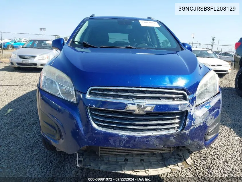 3GNCJRSB3FL208129 2015 Chevrolet Trax Lt