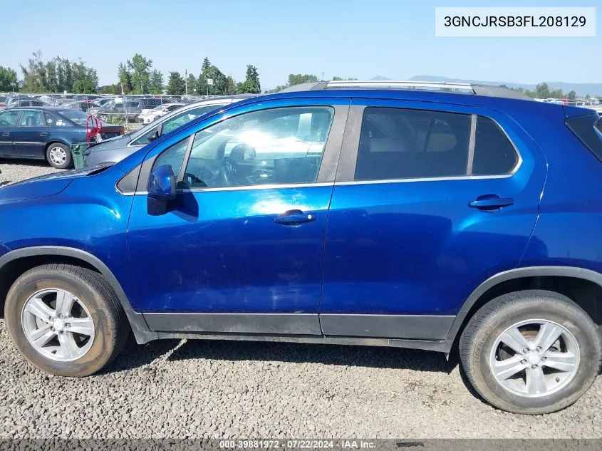 3GNCJRSB3FL208129 2015 Chevrolet Trax Lt