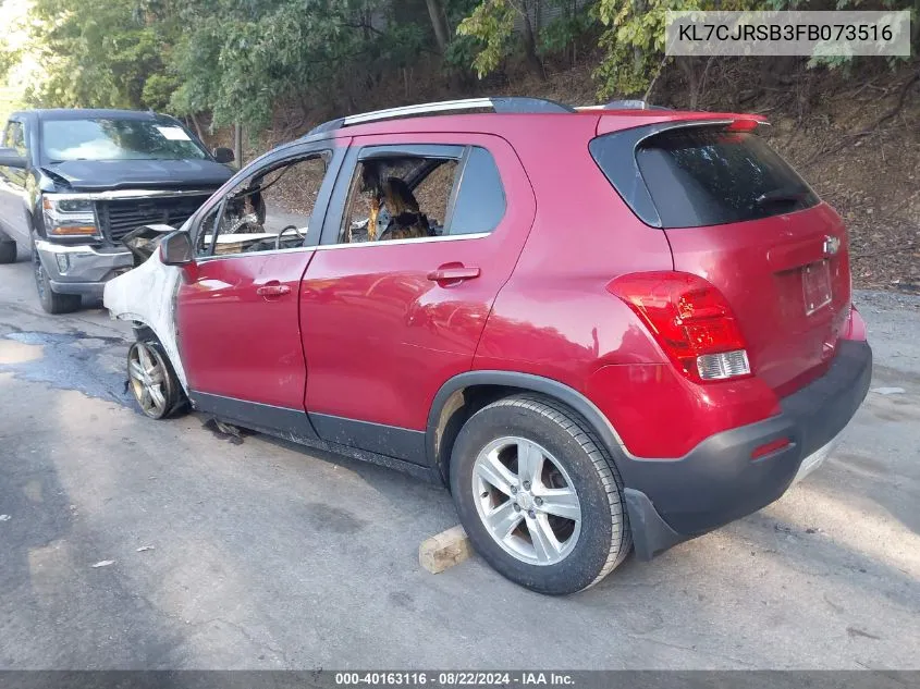 2015 Chevrolet Trax Lt VIN: KL7CJRSB3FB073516 Lot: 40163116