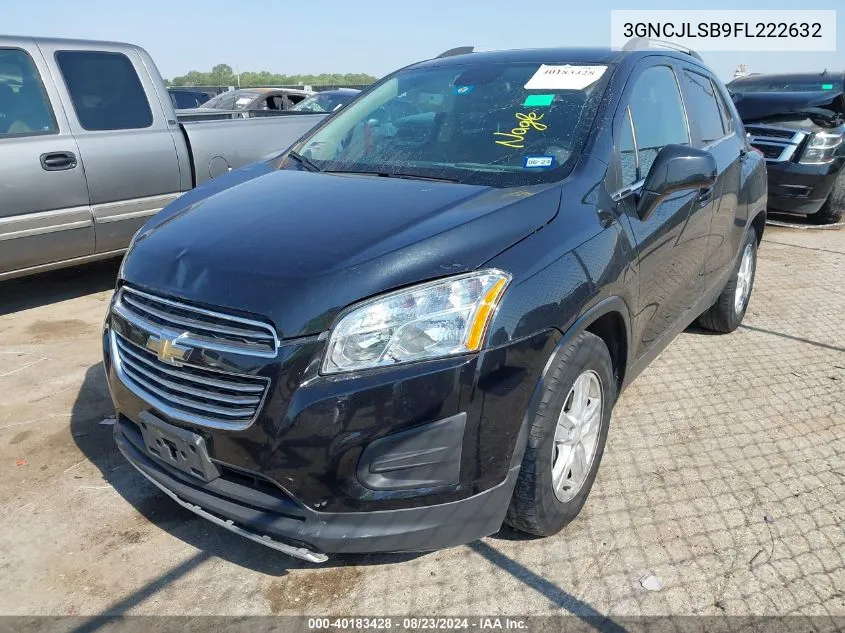 3GNCJLSB9FL222632 2015 Chevrolet Trax Lt