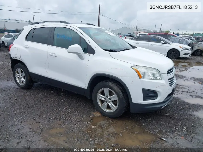 2015 Chevrolet Trax Lt VIN: 3GNCJRSB7FL185213 Lot: 40389399