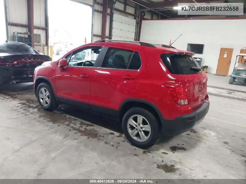 2015 Chevrolet Trax 1Lt VIN: KL7CJRSB8FB232658 Lot: 40413526