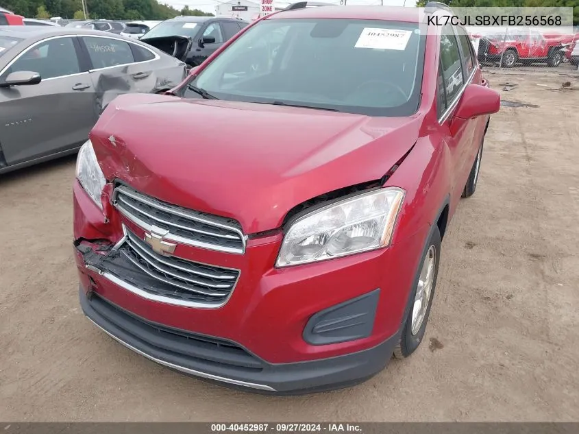 KL7CJLSBXFB256568 2015 Chevrolet Trax Lt