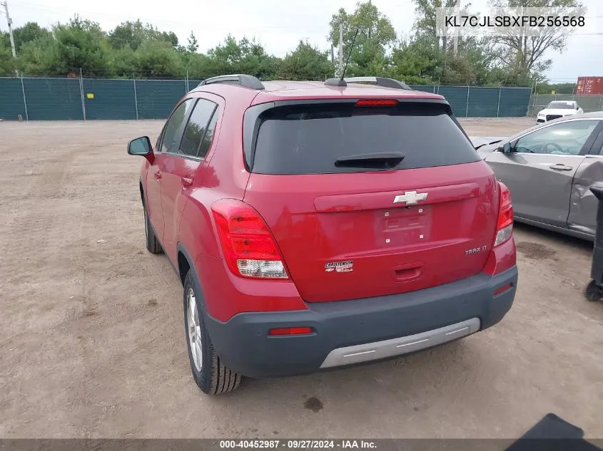 KL7CJLSBXFB256568 2015 Chevrolet Trax Lt