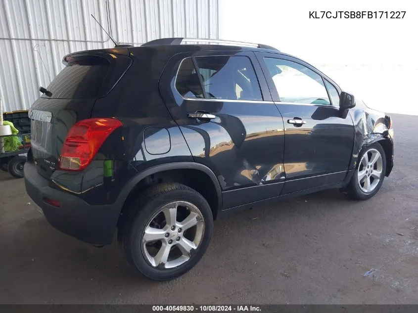 2015 Chevrolet Trax Ltz VIN: KL7CJTSB8FB171227 Lot: 40549830