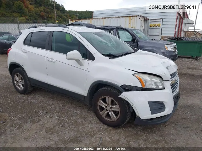 2015 Chevrolet Trax Lt VIN: 3GNCJRSB8FL229641 Lot: 40589963