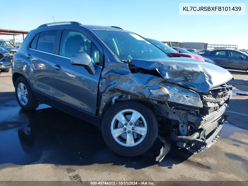 KL7CJRSBXFB101439 2015 Chevrolet Trax Lt