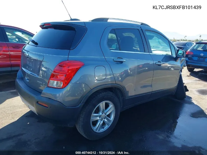 KL7CJRSBXFB101439 2015 Chevrolet Trax Lt