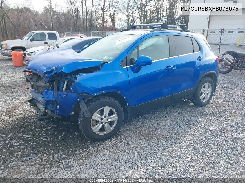 2015 Chevrolet Trax Lt VIN: KL7CJRSBXFB073075 Lot: 40842062